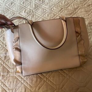 NINE WEST Dusty Rose Bag with Detachable Cross Body Strap